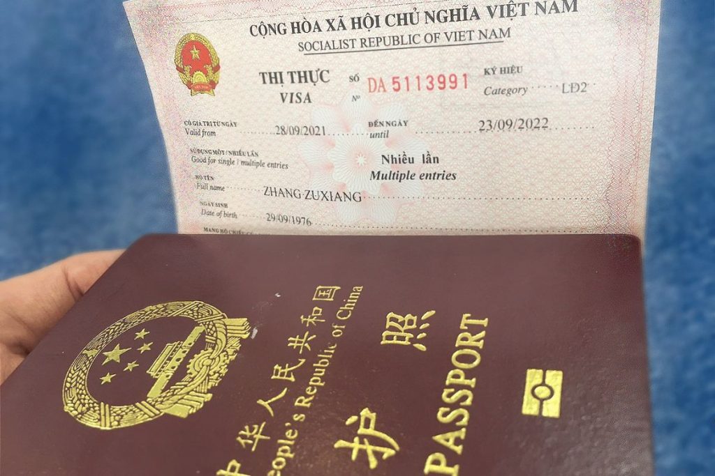 Gia hạn visa cho người trung quốc tại việt nam
